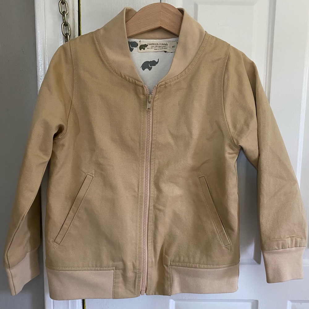 Monica & Andy zip up jacket 5T
